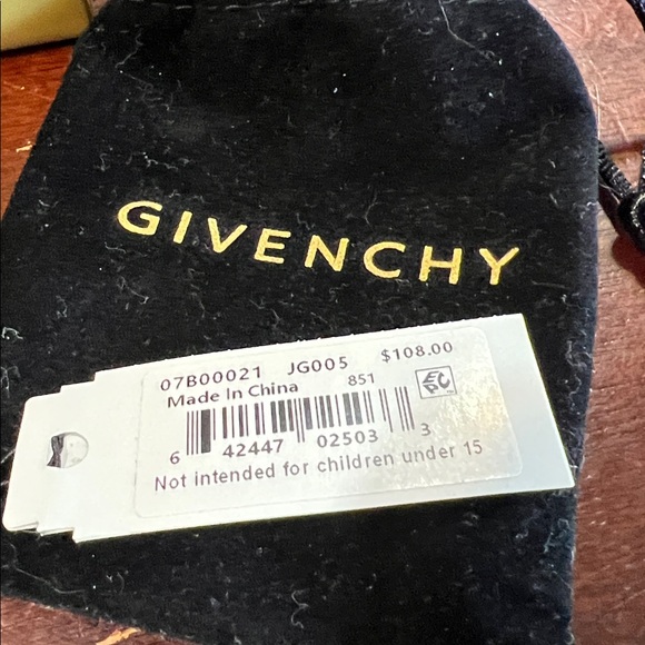 New Givenchy Blue Stone Silver Bracelet with Black Storage Bag Never Worn - Picture 5 of 5